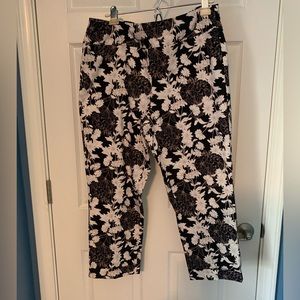 Tribal Fia Cuffed Cropped Trouser, size 14 pull on